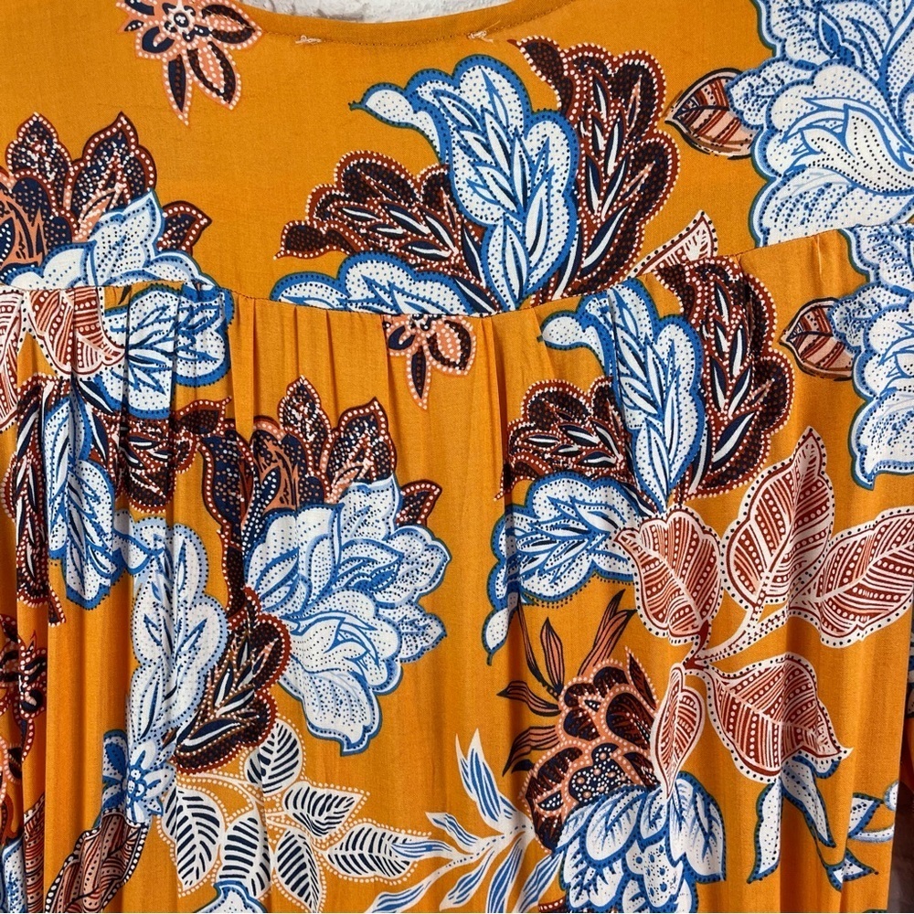 Anthropologie Abel The Label Dress Tiered Maxi Floral Peasant Cottage Bohemian S - Picture 9 of 16